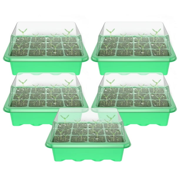 Harupink Seed Pots, Plant Germination Trays Seed Tray Seedling Starter
