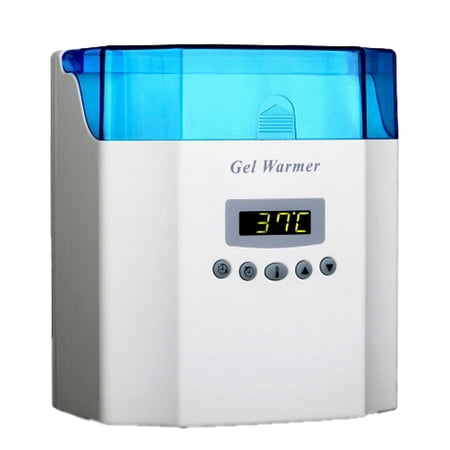 2-Bottle Gel Warmer with Precision Digital Display, Built in Timer, Heater for Massage Cream, Baby Lotion, & Oils, Wall Mountable & Freestanding Option, Adjustable Temperature, for Home & Spa