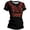 Black, variant on On-Friday We Wear Red R.E.D Friday Remember Everyone Deployed Women's US Flag T-Shirt Black Small Classic Fit Short Sleeve