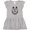 AC-Heather Grey, variant on Inktastic Tribal Wolf Head Girls Toddler Dress