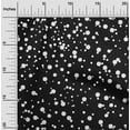 thumbnail image 2 of oneOone Rayon Black Fabric Dot Dress Material Fabric Print Fabric By The Yard 56 Inch Wide, 2 of 4