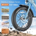 thumbnail image 5 of FICISOG 750W Fat Tire Electric Bikes for Adults Cargo Ebike,7-Speed Electric Cargo Bicycle with 48V 20Ah Removable Battery, 75 Mile Range 400LBS Payload Capacity, 5 of 10