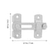 thumbnail image 2 of 2 cerraduras de acero inoxidable para puertas corredizas, hebillas gruesas para cercos., 2 of 5