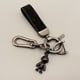 thumbnail image 3 of Billuyoard Llavero a prueba de herrumbre ligero lindo encantador cuero cordón llaves cadena anillo llaveros portátil resistente al desgaste llave hebilla Decoración del hogar Negro Billuyoard HA073912-05, 3 of 6