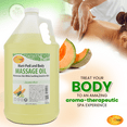 thumbnail image 4 of SPA REDI Massage Oil, Cucumber & Melon, 128 oz - Professional Full Body Therapy, 4 of 7