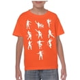 thumbnail image 5 of UGP Campus Apparel Emote Dances - Funny Youth T Shirt - Small - Orange, 5 of 6