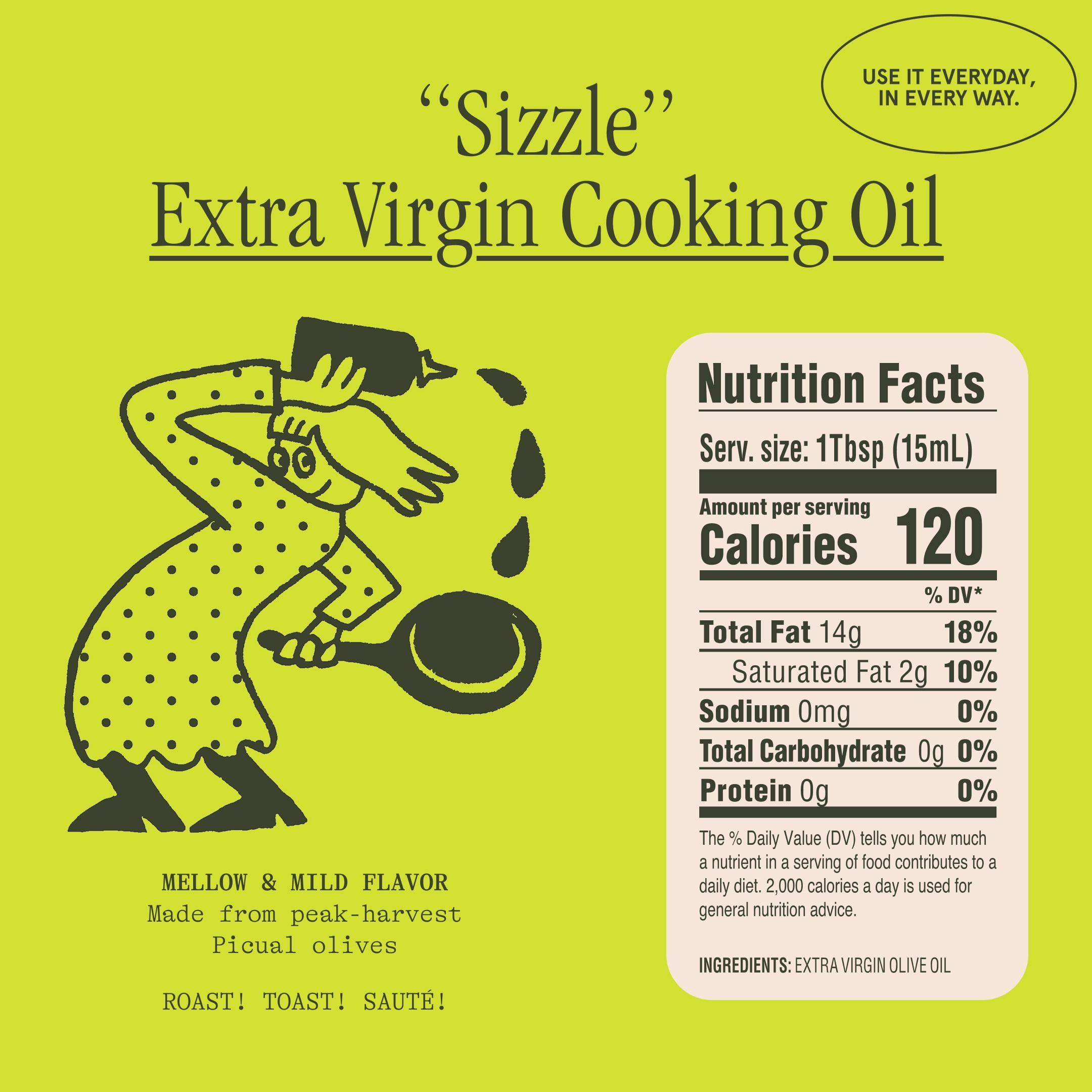Graza Sizzle Extra Virgin Olive Cooking Oil, 25.4 fl oz