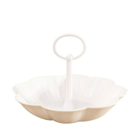 

Pxiakgy European One Layer Fruit Tray Cake Rack Fruit Layered Tray Multifunctional Bird Feeder