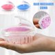 thumbnail image 4 of Head Scalp Massage Shampoo Brush Silicone Hair Massager Comb Promote Hair Growth Artifact Purple, 4 of 5