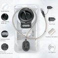 thumbnail image 3 of ACDANC 2026 New 2L Hydration Bladder, Water Bladder for Hiking Backpack Water Storage Bag Reservoir, Water Pouch Hydration Pack Replacement for Bicycling, 3 of 4