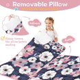 thumbnail image 3 of Pioneer Flower Floral Print Pattern Toddler Nap Mats for Kids Preschool,Sleeping Mat Bag or Kids,Toddler Sleeping Bag,Toddler Nap Mat or Daycare, 3 of 6
