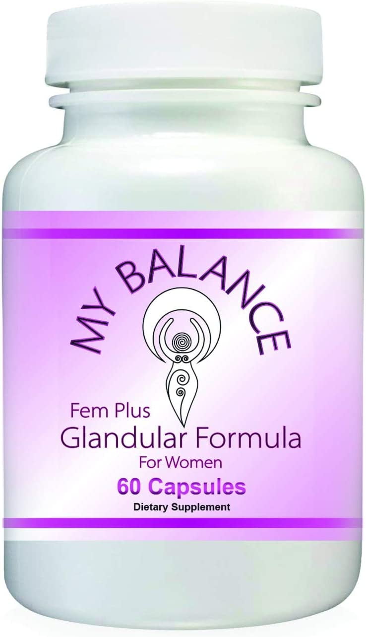 Fem Plus Glandular Supplement for Women. Raw Bovine Ovary, Mammary and