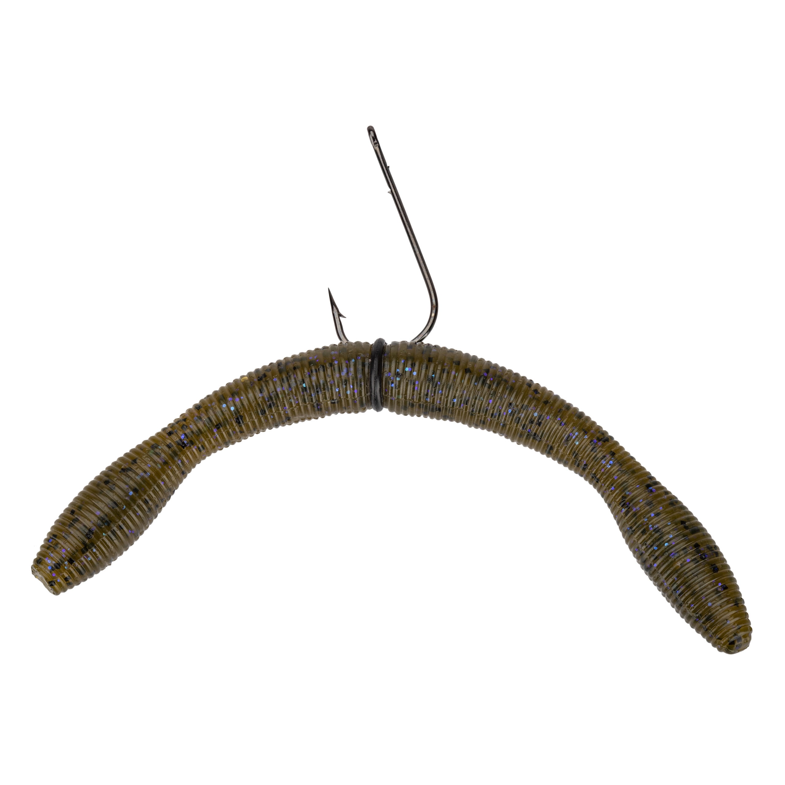 Perfection Lures Dudley's Pre-Rigged Green Pumpkin Violet Wacky