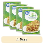 (4 pack) Great Value Apple Pie Filling or Topping, 21 oz