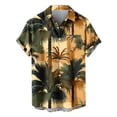 thumbnail image 4 of IROINNID T-Shirts for Big and Tall Men, Summer Essentials Lightweight Thin Basic V-Neck Lapel Botton Beach Loose Tops for Men, 4 of 4