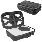 WLGJL Hard Carrying Case for Xbox Series S, Travel Case Storage Bag for Xbox Series S Console Wireless Controller & Gaming Accessories - Black