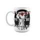 thumbnail image 1 of Taza de cerámica 445 ml con diseño gráfico de perro dálmata, 1 of 7