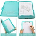 thumbnail image 6 of Clipboard with Storage,A4 Binder Nursing Clipboards with Pen Holder,Heavy Duty Storage Clipboard with Low Profile Clip,Clipboards Folder Side-Opening,Smooth Writing Clip Board Office Supplies, 6 of 7