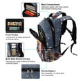 thumbnail image 5 of ALAZA Cardinal on Christmas Tree Backpack Elementary School Bag Bookbag Travel Rucksack, 5 of 7