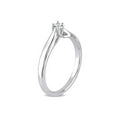 thumbnail image 2 of 1/20 Carat (ctw) Diamond Solitaire Promise Ring in Sterling Silver, 2 of 4