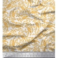 thumbnail image 1 of Soimoi Cotton Jersey Fabric Leaves & Paisley Block Fabric Prints by Yard 58 Inch Wide, 1 of 3