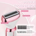 thumbnail image 3 of Hoeylife Electric Razor for Women Men,5 in 1 Painless Ladies Wet & Dry Body Razors and Facial Hair Remover,Rechargeable Led Display Hair Removal Kit for Nose Face Body Leg Bikini Arm Hair (Pink), 3 of 8