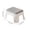 Gray, variant on Step Stool With Backrest, Low Plastic Stool for Shoe Changing and Bathroom, Small Stool for Home Use, Lightweight Non-Slip Foot Stool for Adults and Kids