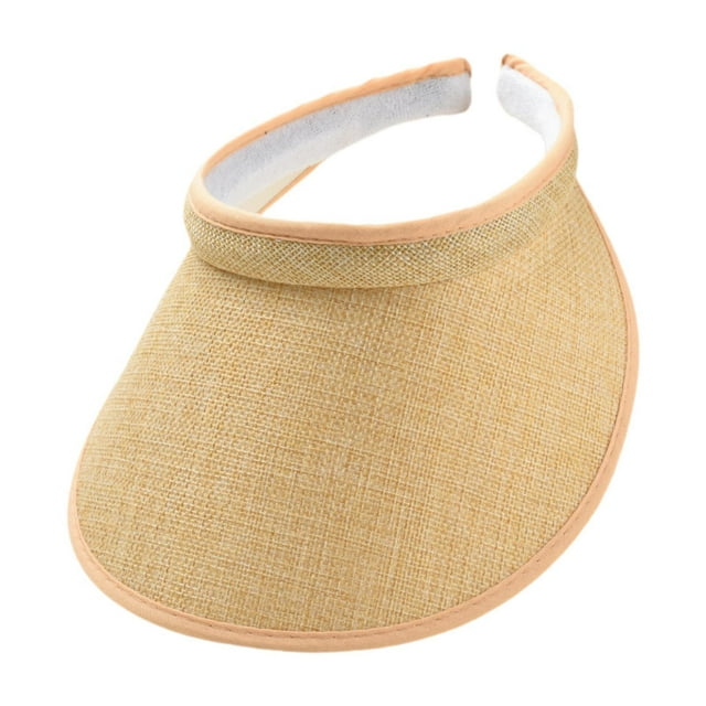 Visera para el , transpirable y cómoda, con clip para voleibol y ciclismo. Beige Amarillo