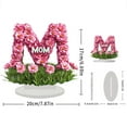 thumbnail image 3 of YWIYIUD 1PC Mother's Day Flower 2D Acrylic DIY Crafts Ornament, Mothers Day Birthday Gifts For Mom, Grandma, Table Sign 2D Flat Acrylic Figurines for Home Easter Mother's Day Decorations 7inch, 3 of 3