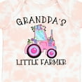 thumbnail image 4 of Inktastic Grandpa's Little Farmer- Pink Tractor and Flowers Boys or Girls Baby Bodysuit, 4 of 5