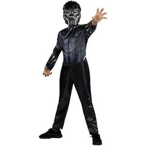 Boys' Marvel Avengers Black Panther Costume by Jazwares - Size Large
