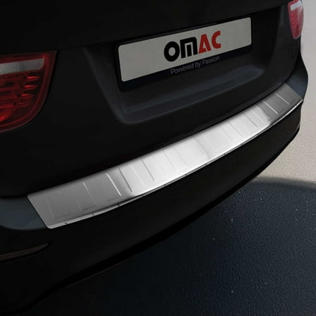 Rear Bumper Sill Cover Guard for BMW X6 E71 2008-2014 Stainless Steel Brushed
