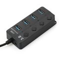 thumbnail image 1 of Convertidor concentrador USB 3.0 de alta velocidad 4 en 1 con 4 puertos de expansión USB 3.0, 1 of 5