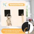 thumbnail image 2 of 3 Self-adhesive Hooks, Heavy-duty Stainless Steel Hooks, Coat Hooks, 2 of 2
