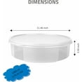 thumbnail image 2 of SIGNORA WARE 2-Pack Stackable Airtight Cake & Pie Carrier – 11″ Round, White, 2 of 7