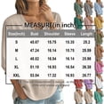 thumbnail image 4 of Women's Patchwork Floral Print 3/4 Sleeve Henley Top - V-Neck Button Tunic Blouse, Loose Fit Boho Casual Summer Shirt for Vacation, Beach, Daily Wear Army Green S, 4 of 6