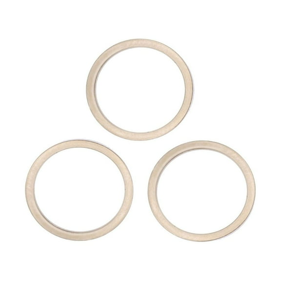 Replacement Glass Ring Camera Lens Cover For Apple iPhone 13 Pro (A2636) / 13 Pro Max (A2641) - Gold (3 Pieces)