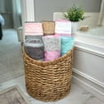 thumbnail image 2 of Kafthan  Textile Fishbone Turkish Cotton Bath Towels (Set of 2) - 59"L x 35"W x 0.5"H Light Gray, 2 of 5