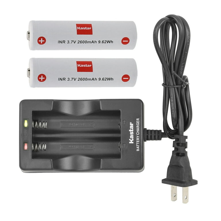 Kastar 2-Pack Battery + Wall Charger Replacement for Zhiyun CRANE