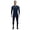 Navy, variant on Men's Casual Fitness Drying Elastic Long Sleeve Sports Suit Gym Pants Training Compression Pants Fitness Suit Red L