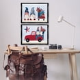 thumbnail image 3 of Stupell Industries Americana Florals & Gnomes Fantasy & Sci-Fi Painting Black Floater Framed Canvas Art Print Wall Art, 25 x 17, Set of 2, 3 of 10