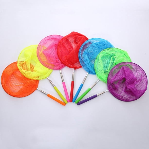 Set De 8 Redes Telescópicas Para Atrapar Mariposas Y Bichos – Mango Ajustable De 22 Cm De Diámetro, Juguetes De Exploración Para Niños, Colores Aleatorios