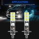 thumbnail image 3 of 2PC 55W LED Headlight Bulbs Kit Fog Driving Light H1 6000K Aluminum Waterproof 1800LM 12V-24V Daytime Running Light For Car Part, 3 of 5