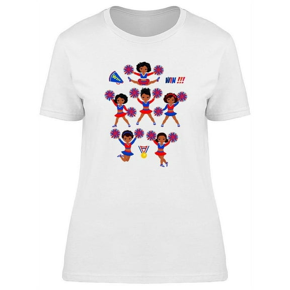 Cheerleadears Team T-Shirt Women -Image by Shutterstock, Female Medium