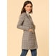 thumbnail image 4 of Abrigo Tipo Gabardina con solapa con Muesca Allegra K doble Botonadura para Mujer Marrón S, 4 of 6
