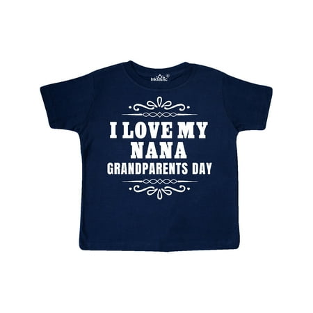 

Inktastic Grandparents Day I Love My Nana Gift Toddler Boy or Toddler Girl T-Shirt