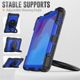 thumbnail image 5 of Case for Lenovo Tab M10 HD 2nd Gen 10.1 inch 2020, 360 Rotating Stand Handle Pencil Holder Shoulder Strap Heavy Duty Shockproof Cover, Dark Blue PC, 5 of 7
