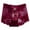 Wine, variant on Women's Plus Size High Waist Lace Underwear Seamless Comfortable Breathable Soft Stretch Panties Briefs