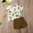 thumbnail image 4 of Kids Baby Boy Gentleman Elephant Tops Shorts Outfits Set Summer, 4 of 5