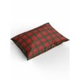 thumbnail image 2 of Christmas Queen Size Comforter Set, Red Green Plaid Vintage Texture Soft Bedding for All Seasons, 4 Pcs Bed Set with 1Comforter (90"x92") ,1 Sheet(94"x116"), 2 Pillowcases (19"x29"), 2 of 7